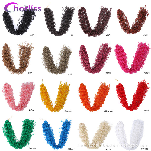Long Straight Colorful Blonde Pre Stretched Braiding Hair 30inch Micro Box Zizi Braids Hair Synthetic Crochet Hair Extensions